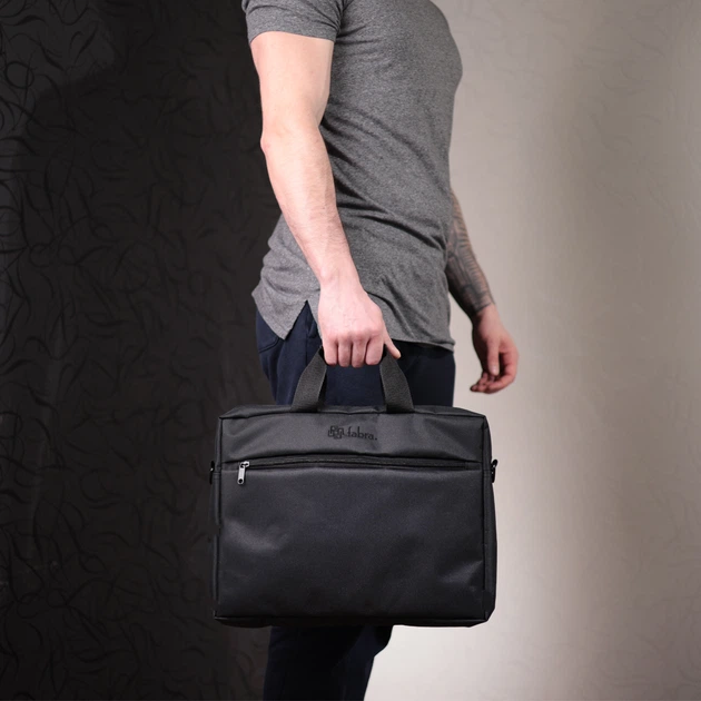 Практичная деловая сумка из качественного полиэстера FABRA Bag 22585 Черный - изображение 16