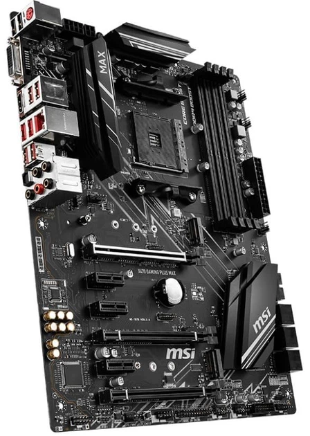 Материнська плата MSI X470 Gaming Plus Max (X470 Gaming Plus Max) (Socket AM4, AMD X470, ATX) Б/в - зображення 3