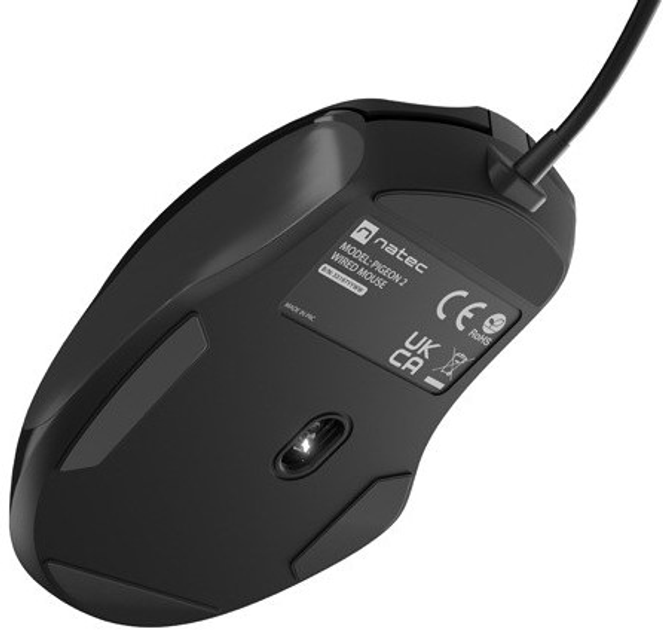 Mysz NATEC Pigeon 2 USB Black (NMY-2047) - obraz 13