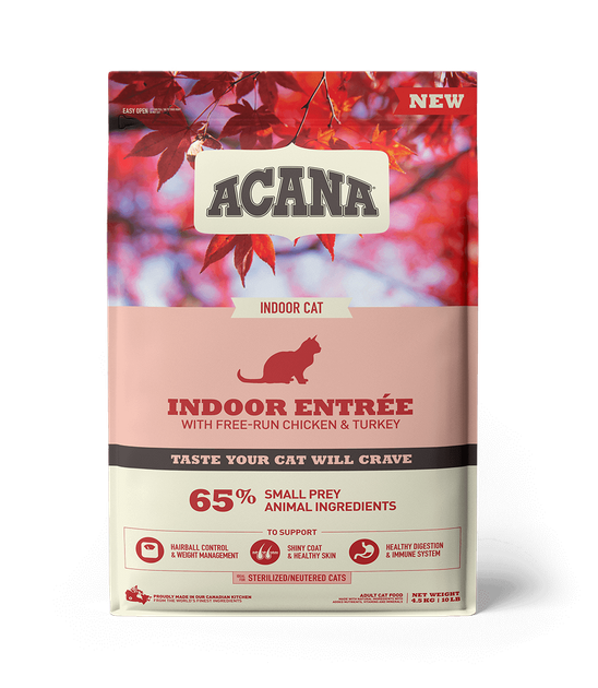Сухой корм для кошек ACANA Indoor Entree Cat 4.5 кг (a71451) - Фото 1 Сухой корм для кошек ACANA Indoor Entree Cat 4.5 кг (a71451) - изображение 1