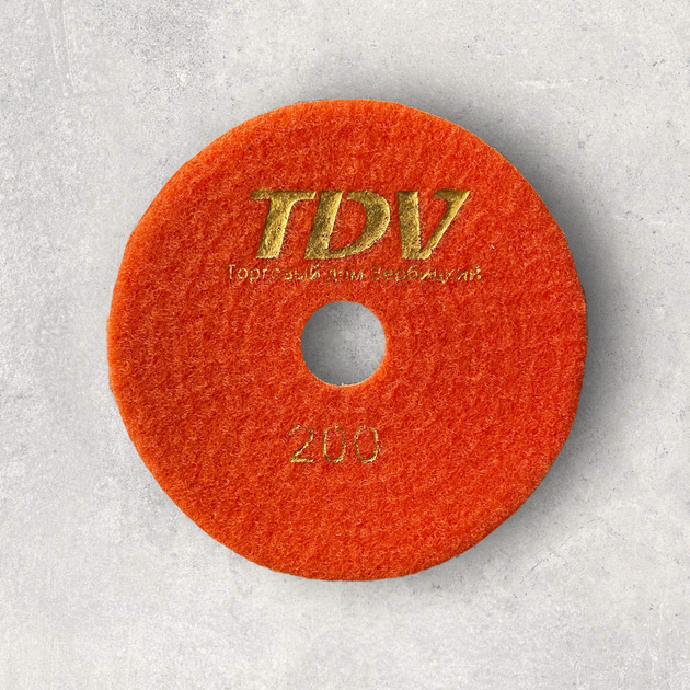 Гнучкий шліфувальний круг для плитки TDV черепашка 125 мм зерно 200 - зображення 2
