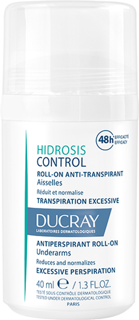 Роликовий антиперспірант Ducray Hydrosys Control 40 мл (3282770389456) - зображення 1