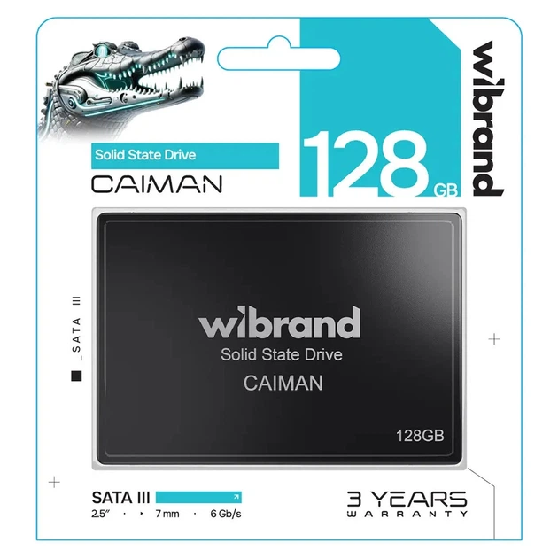Накопитель SSD 2.5 128GB Caiman Wibrand (WI2.5SSD/CA128GBST) - изображение 2