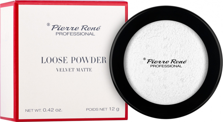 Puder sypki Pierre Rene Velvet Matte Transparent 12 g (37004678516230) - obraz 1