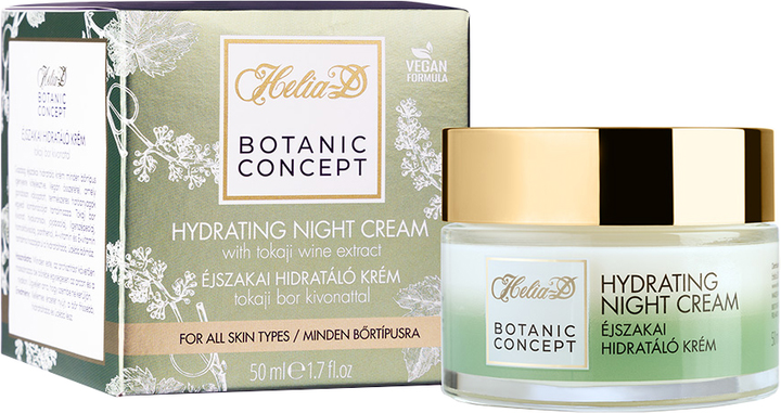 Krem nawilżający na noc Helia-D Botanic Concept z ekstraktem z wina Tokay 50 ml (5999569020220) - obraz 1