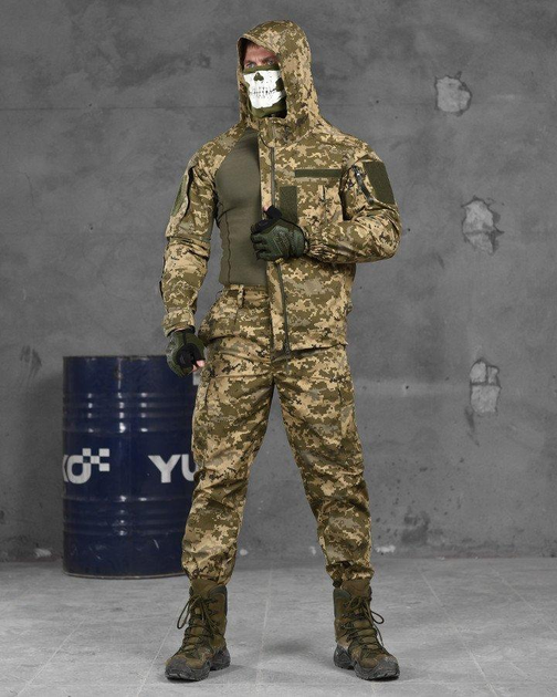Тактичний військовий костюм Fantom ( Кітель + Убакс + Штани ), Камуфляж: Піксель, Розмір: S - зображення 1
