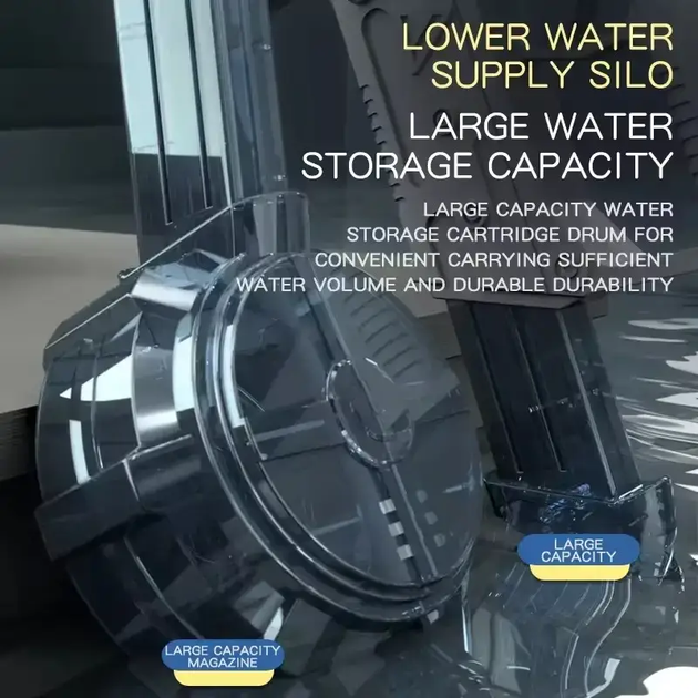 Водяной пистолет электрический аккумуляторный Water Gun Vector Розовый - Фото 4 Водяной пистолет электрический аккумуляторный Water Gun Vector Розовый - изображение 4