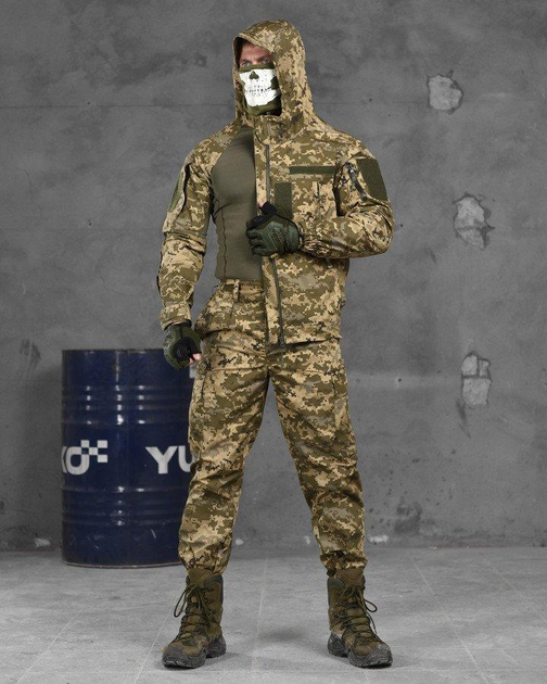 Тактический военный костюм Fantom ( Китель + Убакс + Штаны ), Камуфляж: Пиксель, Размер: XXL - изображение 1