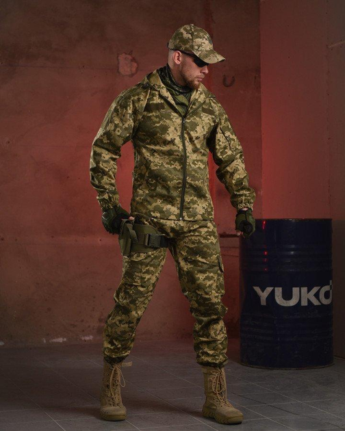 Тактический военный костюм AX/13 ( Китель + Штаны ), Камуфляж: Пиксель, Размер: S - изображение 1