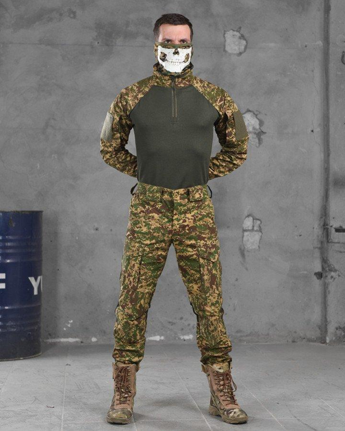 Тактический военный полевой костюм Ahiles ( Убакс + Штаны ), Камуфляж: Пиксель, Размер: L - изображение 1