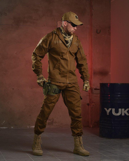 Тактический военный полевой костюм Varan ( Китель + Штаны ), Камуфляж: Койот, Размер: M - изображение 1