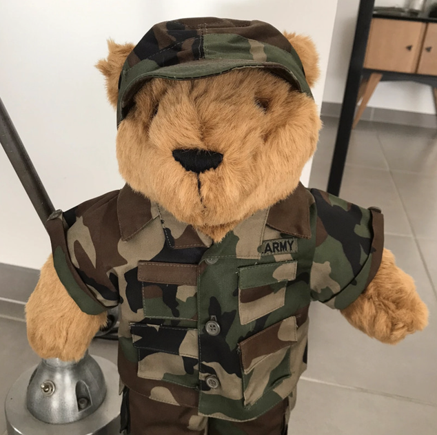 Ведмідь Mil-Tec Мультикам військовий Талісман TEDDYANZUG 33 CM (16428024) - зображення 3