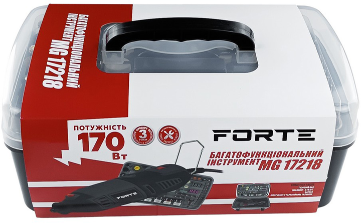 Багатофункціональний інструмент Гравер Forte MG 17218 (44564) - зображення 8