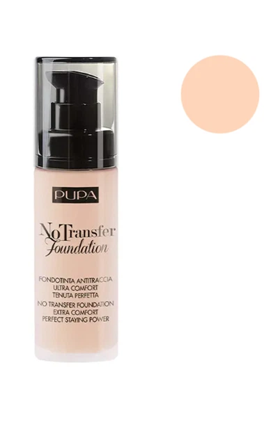 Pupa No Transfer Foundation Стійкий зволожувальний тональний крем (002) Light Beige - Фото 1 Pupa No Transfer Foundation Стійкий зволожувальний тональний крем (002) Light Beige - изображение 1