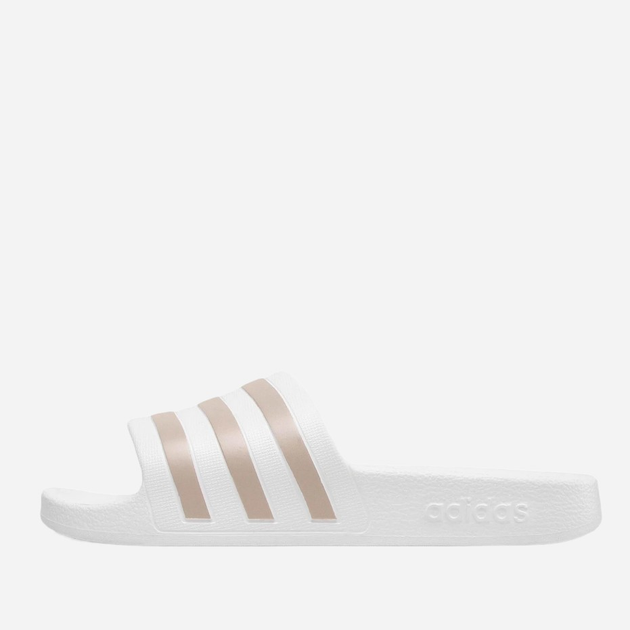 Klapki męskie Adidas Adilette Aqua EF1730 40.5 Białe z beżowym (4061624535978) - obraz 4