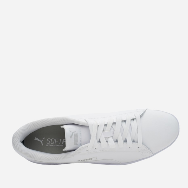 Sneakersy męskie Puma Smash v2 L 365215-01 43 (9UK) Białe (4059505054502) - obraz 6