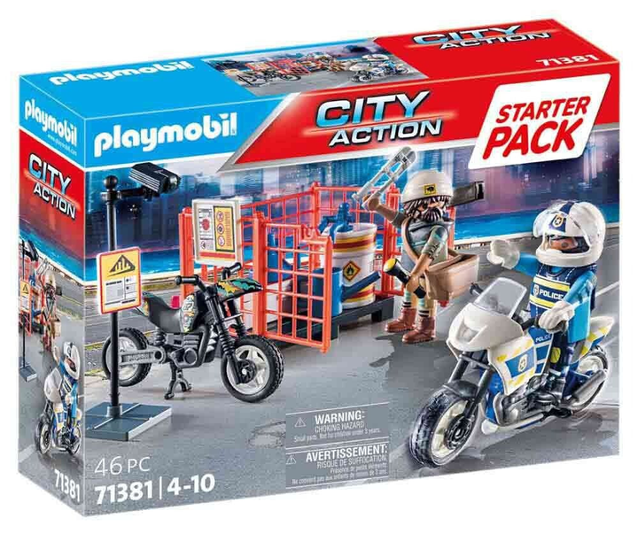 Набір фігурок Playmobil City Action Police 46 шт (4008789713810) - зображення 1