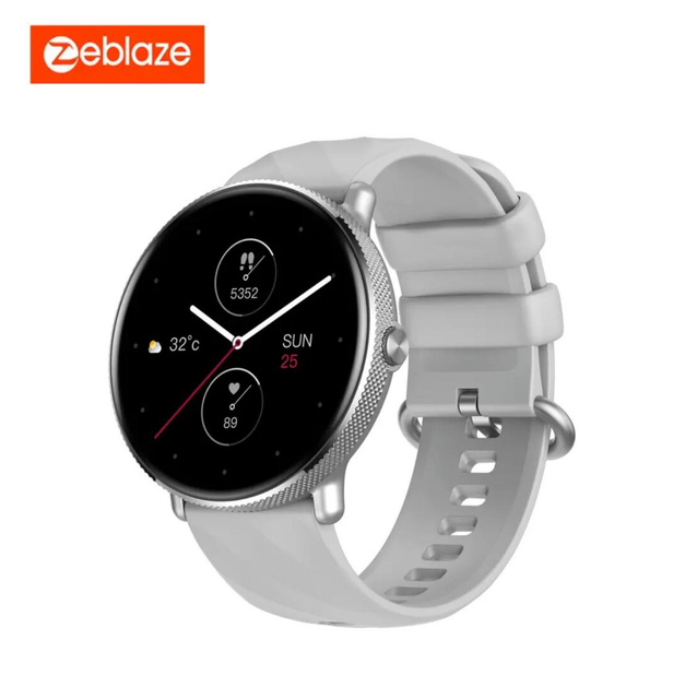 Смарт-часы Zeblaze GTR 3 PRO, Ultra HD AMOLED дисплей, 1.43", Цвет Starlight silver - Фото 1 Смарт-часы Zeblaze GTR 3 PRO, Ultra HD AMOLED дисплей, 1.43", Цвет Starlight silver - изображение 1