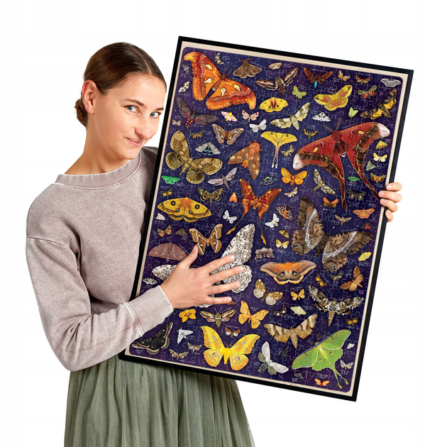 Puzzle CzuCzu Puzzlove Ćmy 48 x 68 cm 1000 elementów (5902983492832) - obraz 6