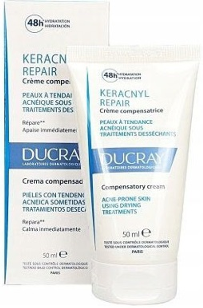 Крем для обличчя Ducray Keracnyl Repair відновлювальний 50 мл (3282770391251) - зображення 1