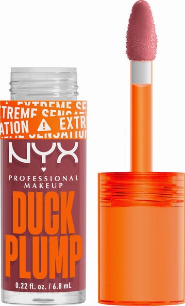 Błyszczyk do ust NYX Professional Makeup Duck Plump 08 Mauve Out Of My Way wysoko napigmentowany 6.8 ml (800897250317) - obraz 2