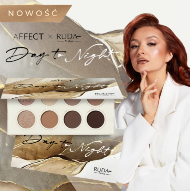 Paleta cieni do powiek Affect Day to Night satynowych 16 g (5902414437531) - obraz 5