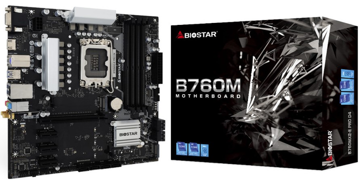 Płyta główna Biostar B760MX2-E PRO D4 (s1700, Intel B760, PCI-Ex16) - obraz 4