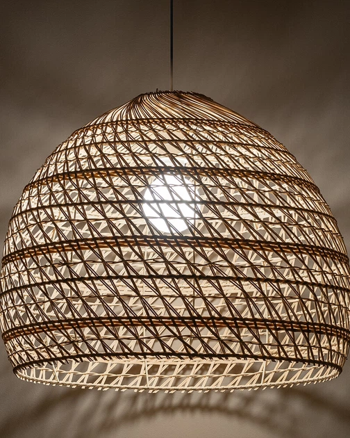 Підвісний світильник, люстра Nowodvorski 11152 Boho L E27 1x25W IP20 Бежевий (11152) - изображение 3