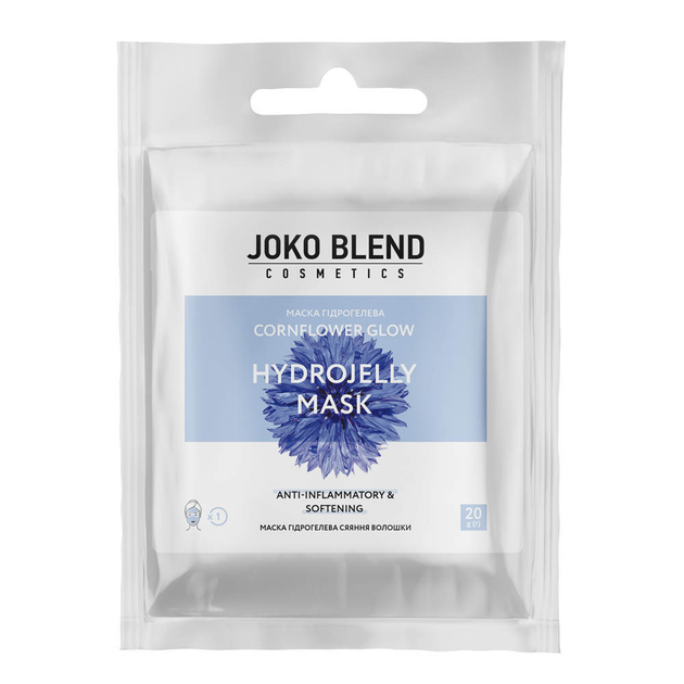 Маска гидрогелевая Cornflower Glow Joko Blend 20 г (4823109401167) (0098514) - изображение 1