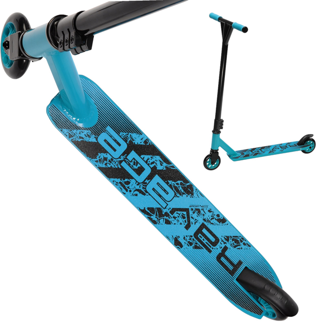 Дитячий самокат SportVida Stunt ABEC-7 Ravage Синій (SV-WO0007) - зображення 4