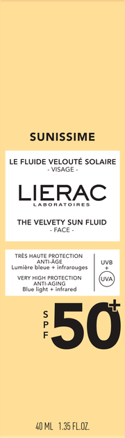 Сонцезахисний флюїд Lierac Sunissime SPF 50+ 40 мл (3701436917500) - зображення 1