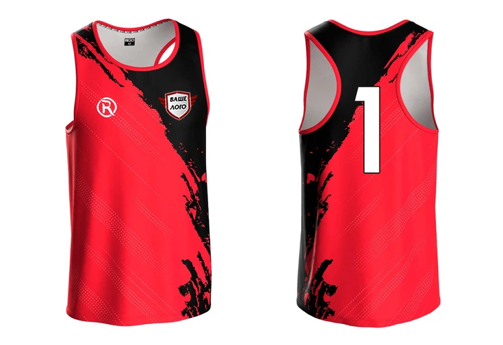 Майка мужская RIGO CHAMPION Red-Black L - Фото 2 Майка мужская RIGO CHAMPION Red-Black L - изображение 2