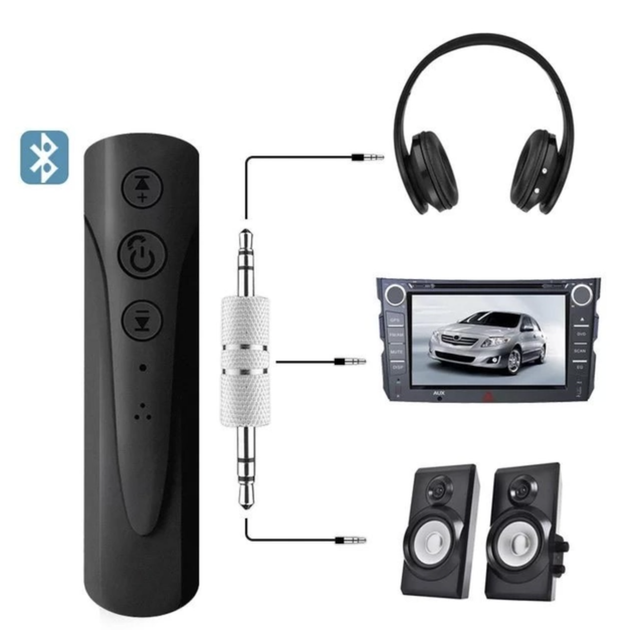 Передатчик аудио AUX 3.5 мм Bluetooth 4.1 для наушников, колонок, усилителя Черный - Фото 2 Передатчик аудио AUX 3.5 мм Bluetooth 4.1 для наушников, колонок, усилителя Черный - изображение 2