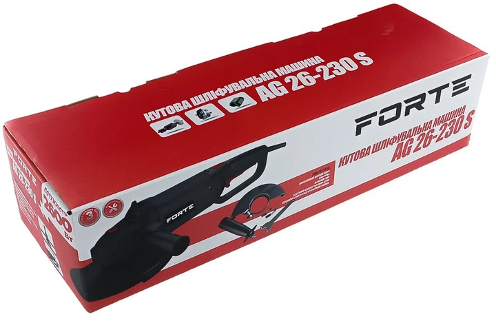 Угловая шлифмашина Forte AG 26-230S (BP87493) - изображение 5