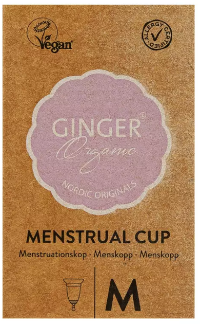 Менструальна чаша Ginger Organic розмір M (5713334000107) - зображення 1