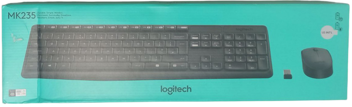 Комплект бездротовий Logitech MK235 (920-007931) (2336CE0BCAF9) - Уцінка - зображення 2