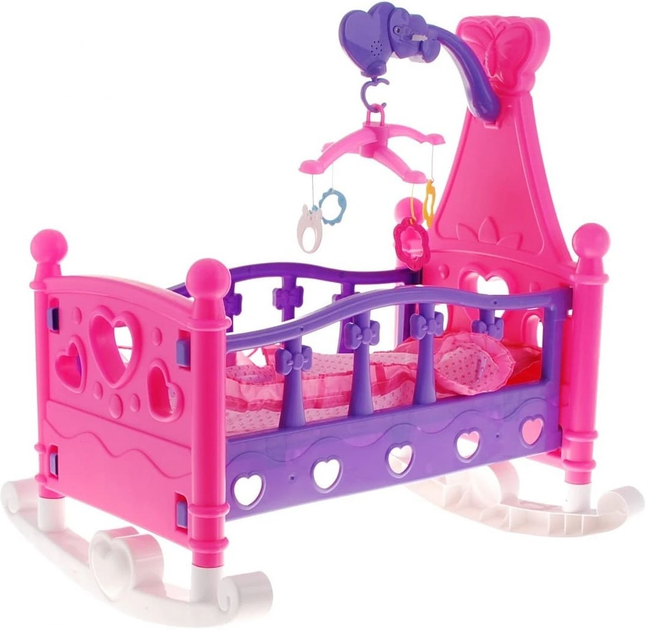 Łóżeczko dla lalek Bohui Toys 2w1 (5903864912951) - obraz 5