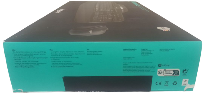 Комплект бездротовий Logitech MK710 Performance RF Wireless Black (920-002420) (955555903442620) - Уцінка - зображення 2