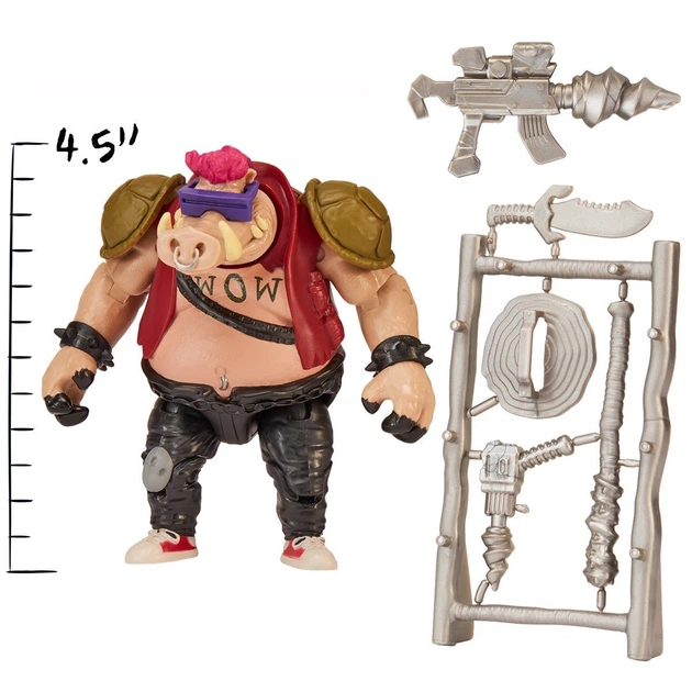 HEDGEHOG*BOMBER キャプヘジフィギュア Фигурка Черепашки-Ниндзя Погром Мутантов Бибоп Bebop TMNT 11,5 см