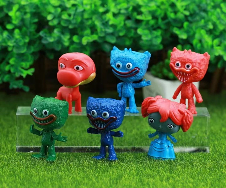 Набір фігурок Хаггі Ваггі Huggy Wuggy Poppy playtime Поппі Плейтайм дитячі іграшки 6 шт. 7 см - зображення 4