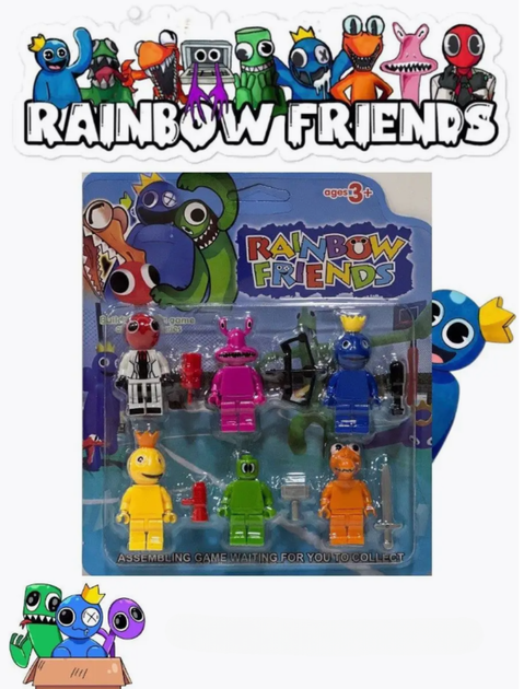 EGDE Lサイズ　REBOOT RE / RAINBOW　2種セット Набор фигурок Радужные друзья Roblox Rainbow Friends 6 шт/компл
