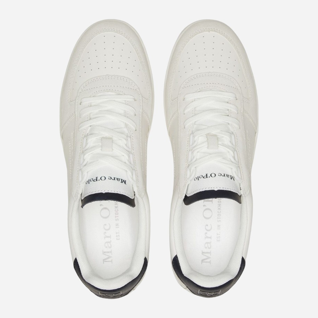 Sneakersy męskie do kostki MARC O'POLO mpo40226153501129149 43 Białe (4068066170026) - obraz 4