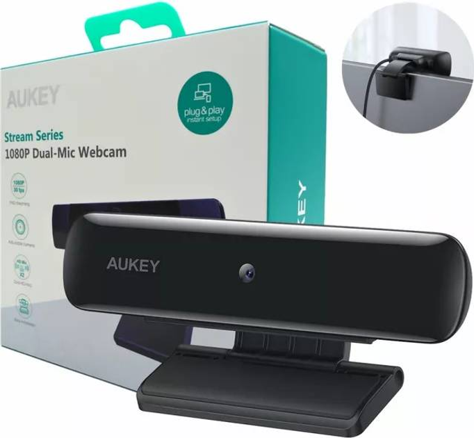 Kamera internetowa AUKEY PC-W1 FULL HD (631390543299) - obraz 4