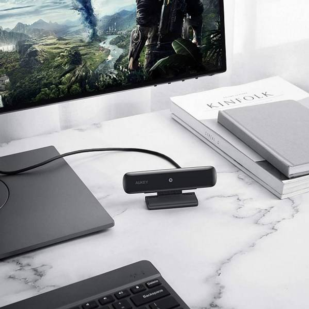 Kamera internetowa AUKEY PC-W1 FULL HD (631390543299) - obraz 5