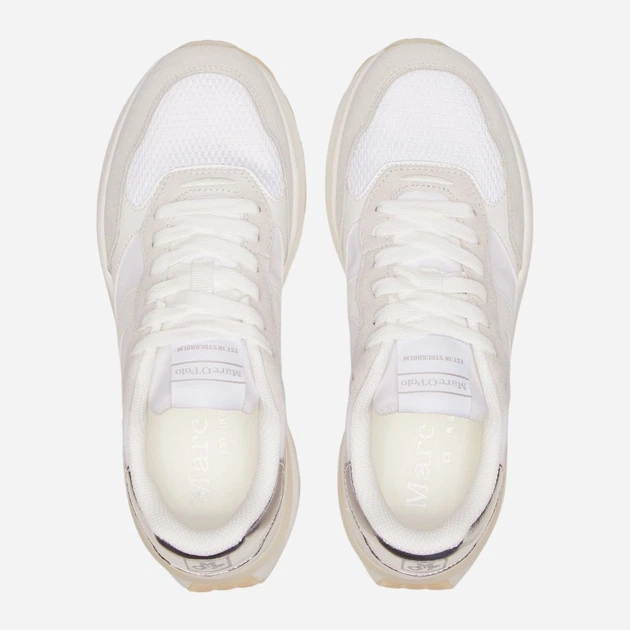 Sneakersy damskie MARC O'POLO mpo40218363501621110 38 Białe (4068066158000) - obraz 4