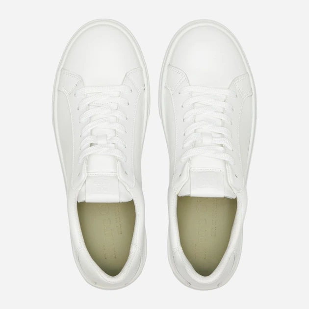 Sneakersy męskie skórzane do kostki MARC O'POLO mpo40127723501100110 41 Białe (4068066162182) - obraz 4