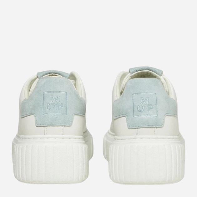 Sneakersy damskie skórzane Marc O'Polo mpo40117733501134141 39 Białe (4068066150424) - obraz 3