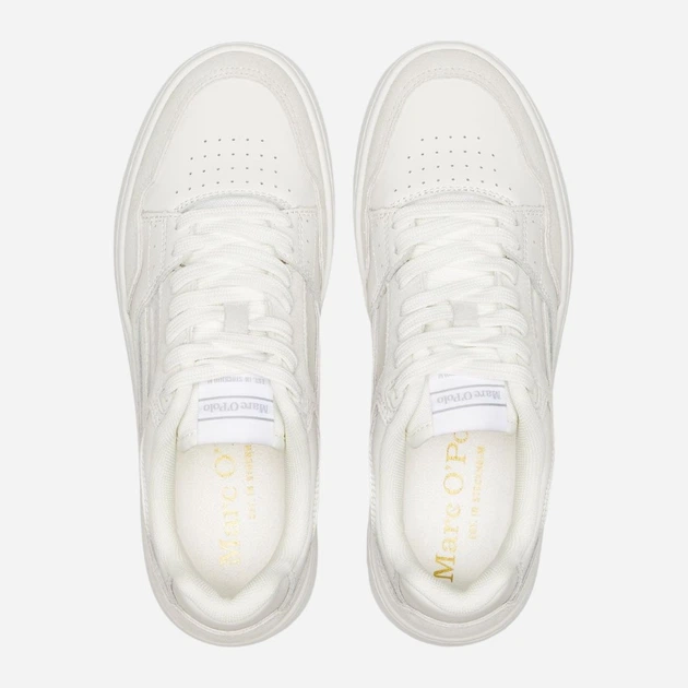 Sneakersy damskie MARC O'POLO mpo40116123501141110 38 Białe (4068066117441) - obraz 4