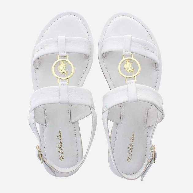 Жіночі сандалії U.S. Polo Assn usplinda005w-whi 37 Білі (8055197460962) - зображення 5