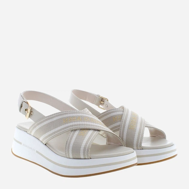 Sandały damskie na platformie U.S. Polo Assn uspglory008w-lbe 36 Piaskowe (8055197451366) - obraz 3